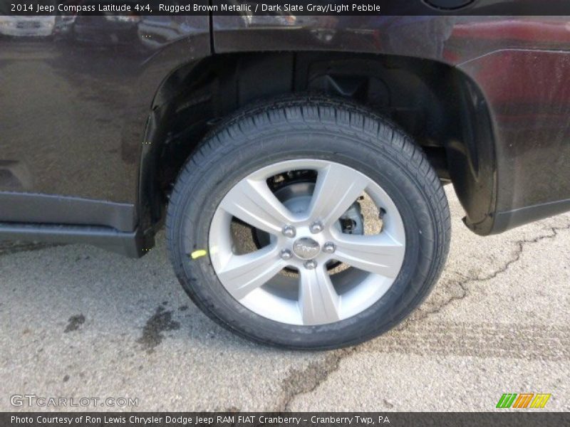 Rugged Brown Metallic / Dark Slate Gray/Light Pebble 2014 Jeep Compass Latitude 4x4