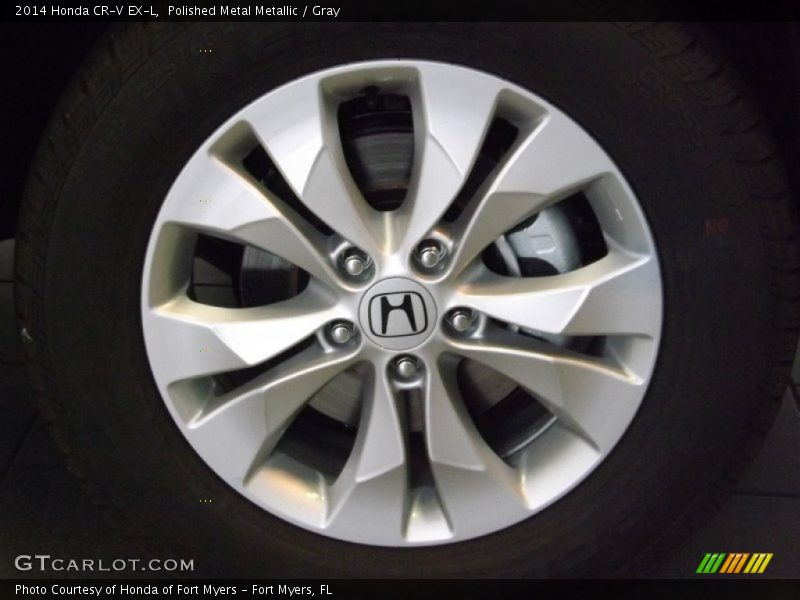 Polished Metal Metallic / Gray 2014 Honda CR-V EX-L