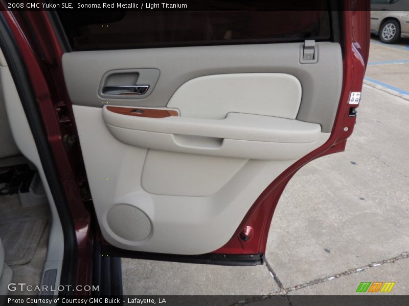Sonoma Red Metallic / Light Titanium 2008 GMC Yukon SLE