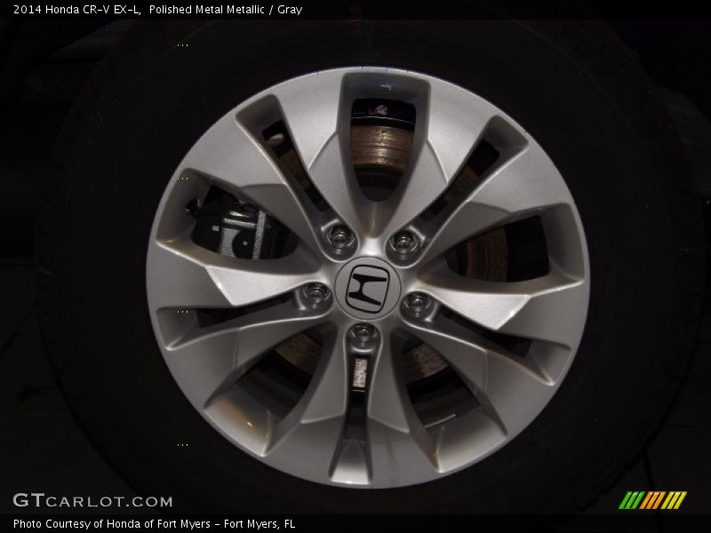 Polished Metal Metallic / Gray 2014 Honda CR-V EX-L