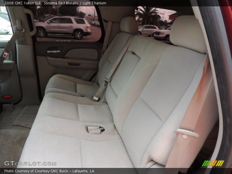 Sonoma Red Metallic / Light Titanium 2008 GMC Yukon SLE
