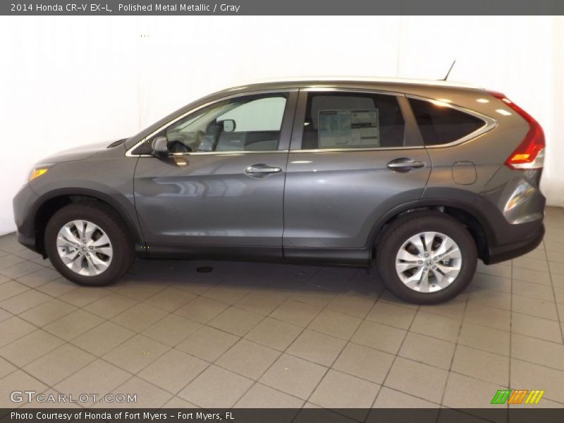Polished Metal Metallic / Gray 2014 Honda CR-V EX-L