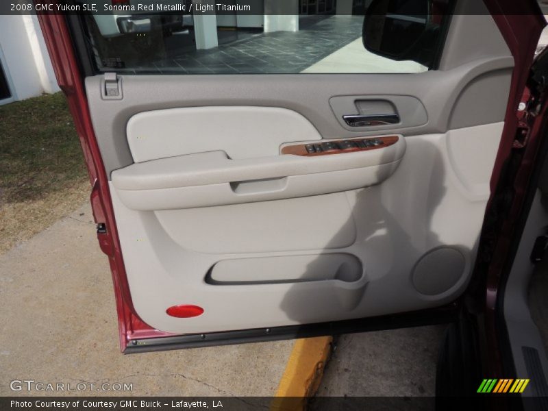 Sonoma Red Metallic / Light Titanium 2008 GMC Yukon SLE