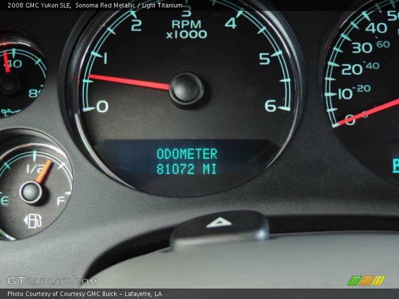 Sonoma Red Metallic / Light Titanium 2008 GMC Yukon SLE