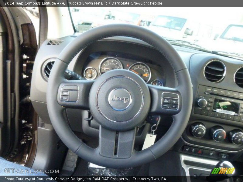 Rugged Brown Metallic / Dark Slate Gray/Light Pebble 2014 Jeep Compass Latitude 4x4