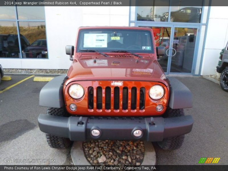 Copperhead Pearl / Black 2014 Jeep Wrangler Unlimited Rubicon 4x4