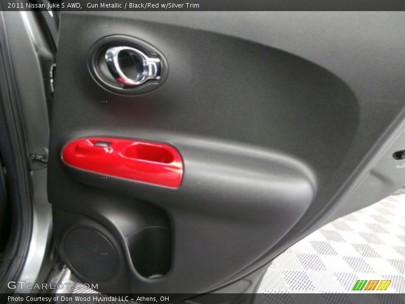 Gun Metallic / Black/Red w/Silver Trim 2011 Nissan Juke S AWD