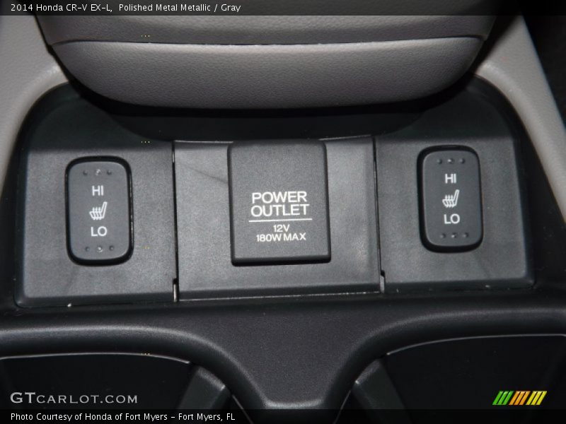 Polished Metal Metallic / Gray 2014 Honda CR-V EX-L