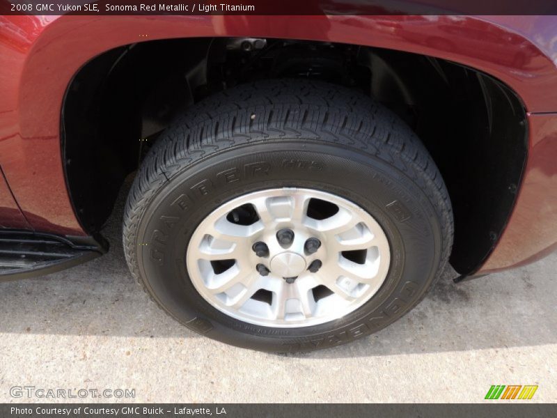 Sonoma Red Metallic / Light Titanium 2008 GMC Yukon SLE