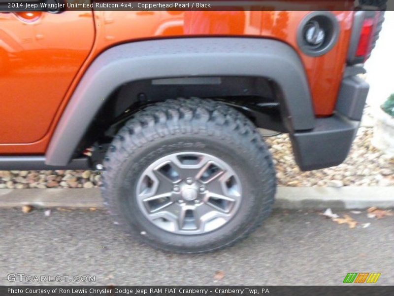 Copperhead Pearl / Black 2014 Jeep Wrangler Unlimited Rubicon 4x4