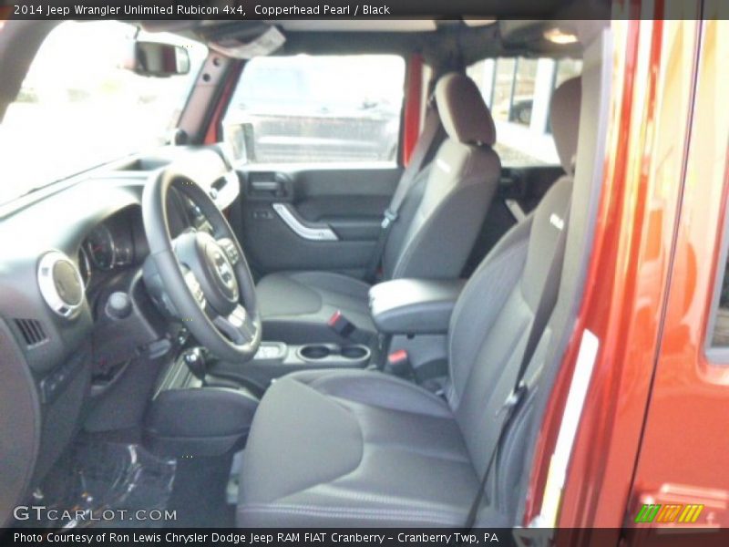 Copperhead Pearl / Black 2014 Jeep Wrangler Unlimited Rubicon 4x4
