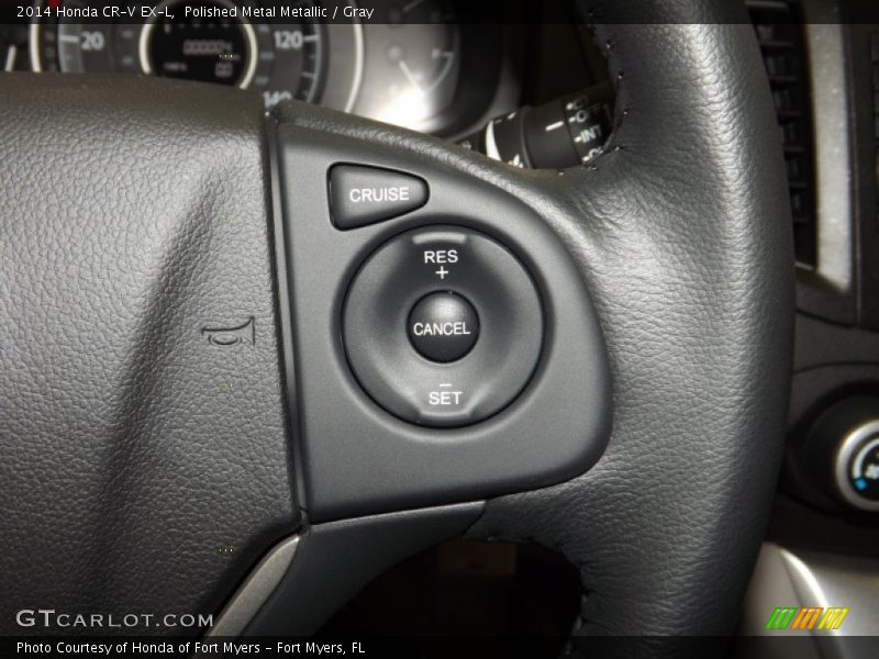 Polished Metal Metallic / Gray 2014 Honda CR-V EX-L