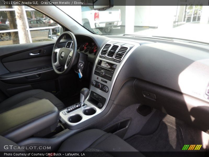 Gray Green Metallic / Ebony 2011 GMC Acadia SLE