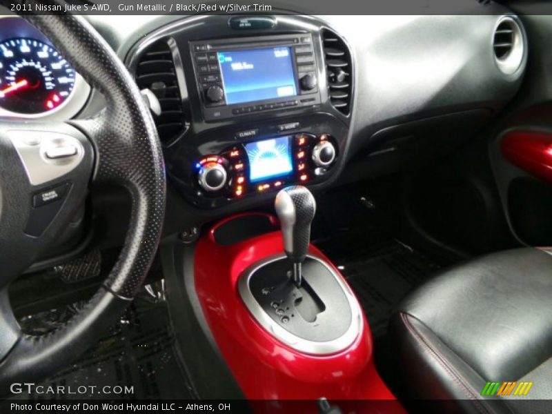 Gun Metallic / Black/Red w/Silver Trim 2011 Nissan Juke S AWD