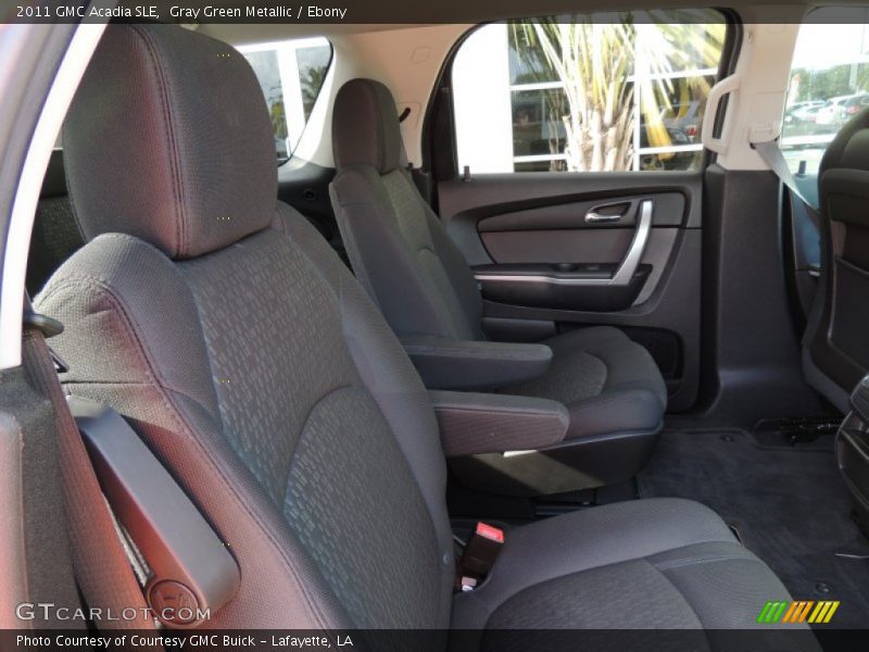 Gray Green Metallic / Ebony 2011 GMC Acadia SLE