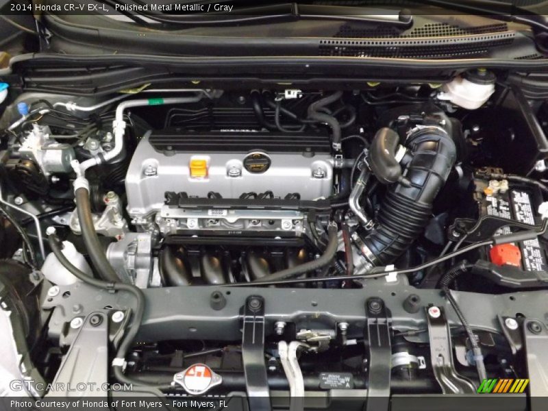 Polished Metal Metallic / Gray 2014 Honda CR-V EX-L
