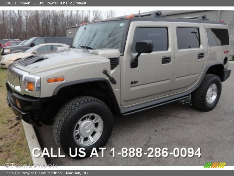 Pewter Metallic / Wheat 2003 Hummer H2 SUV