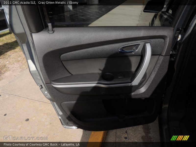 Gray Green Metallic / Ebony 2011 GMC Acadia SLE