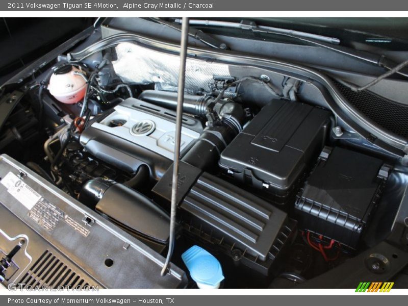 Alpine Gray Metallic / Charcoal 2011 Volkswagen Tiguan SE 4Motion
