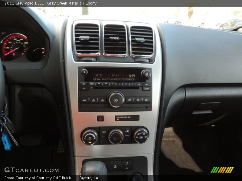 Gray Green Metallic / Ebony 2011 GMC Acadia SLE