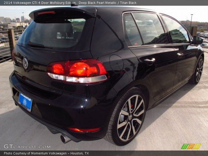 Deep Black Pearl Metallic / Titan Black 2014 Volkswagen GTI 4 Door Wolfsburg Edition