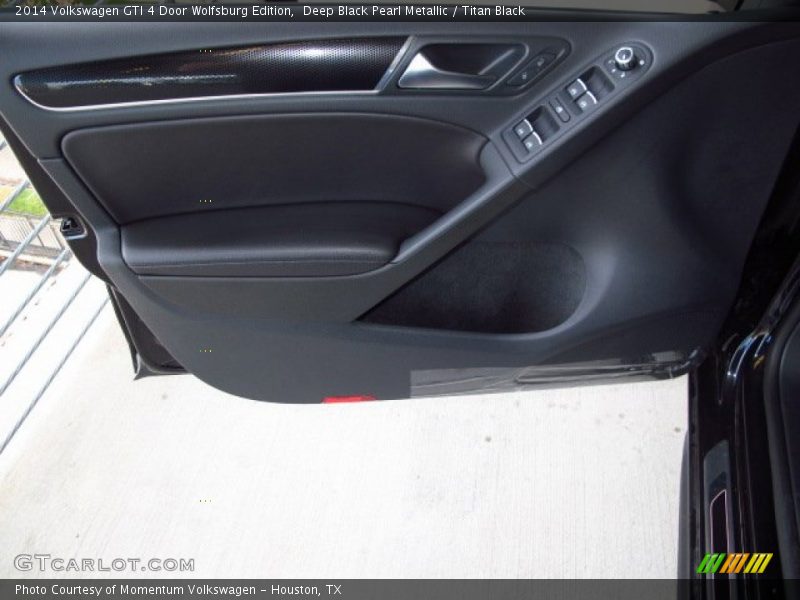 Deep Black Pearl Metallic / Titan Black 2014 Volkswagen GTI 4 Door Wolfsburg Edition