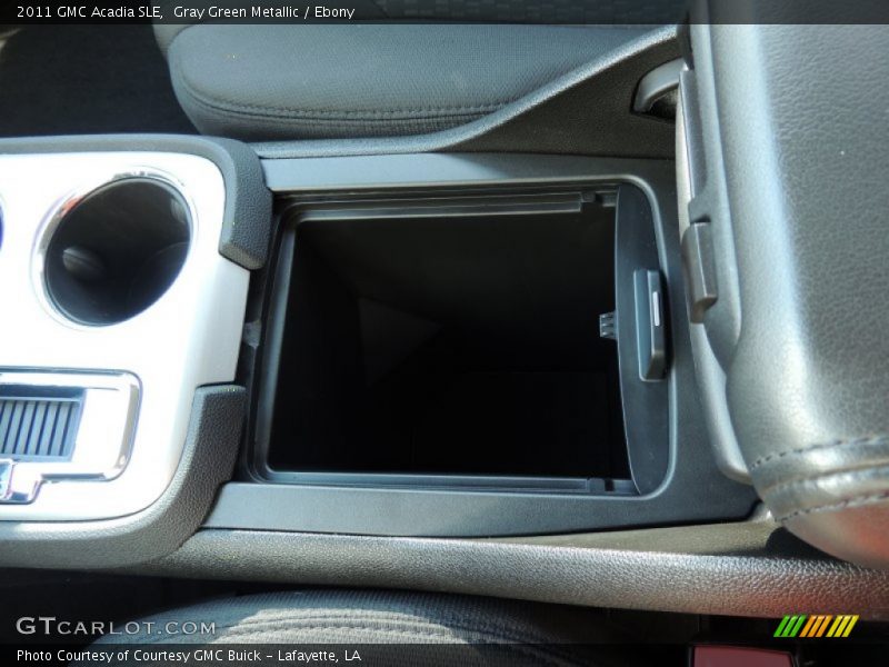 Gray Green Metallic / Ebony 2011 GMC Acadia SLE