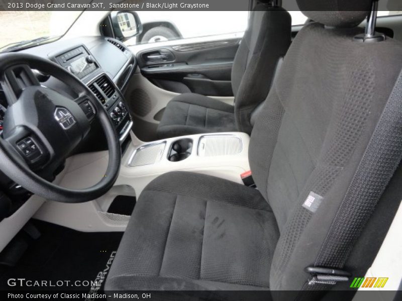 Sandstone / Black/Light Graystone 2013 Dodge Grand Caravan SXT