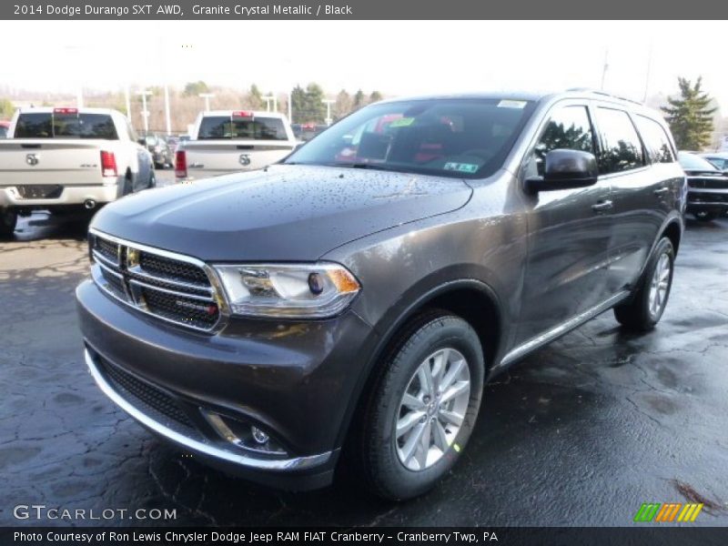 Granite Crystal Metallic / Black 2014 Dodge Durango SXT AWD
