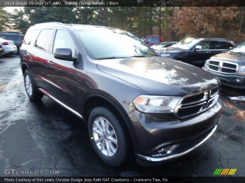 Granite Crystal Metallic / Black 2014 Dodge Durango SXT AWD
