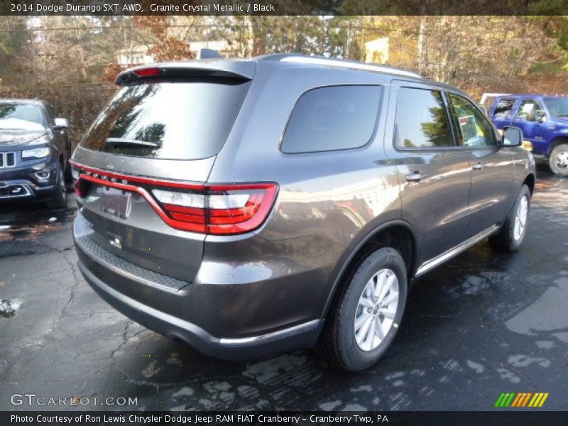 Granite Crystal Metallic / Black 2014 Dodge Durango SXT AWD