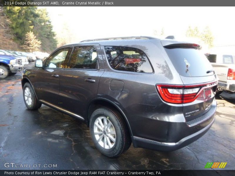 Granite Crystal Metallic / Black 2014 Dodge Durango SXT AWD