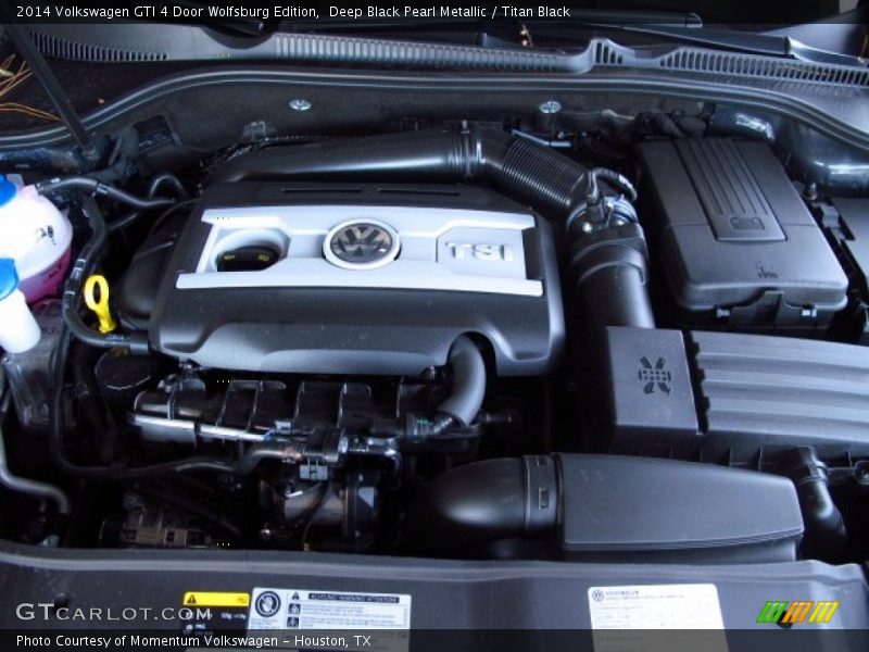 Deep Black Pearl Metallic / Titan Black 2014 Volkswagen GTI 4 Door Wolfsburg Edition