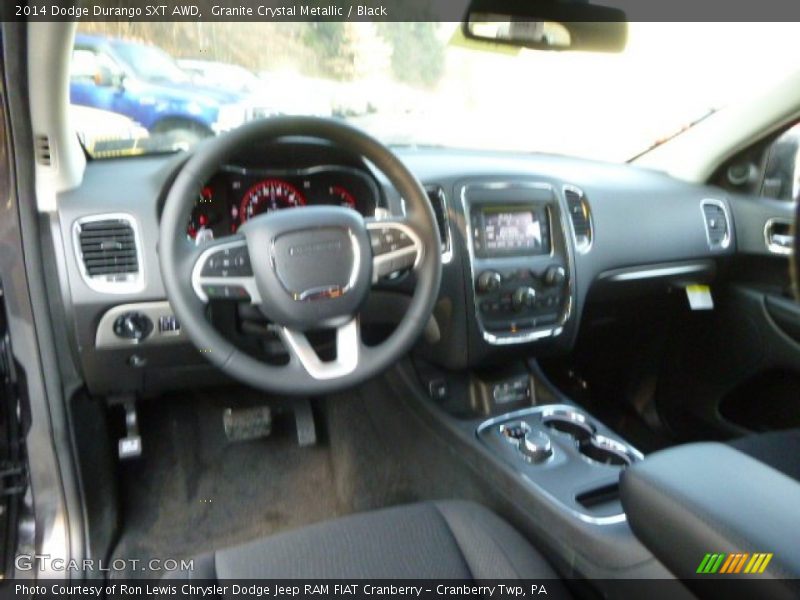 Granite Crystal Metallic / Black 2014 Dodge Durango SXT AWD