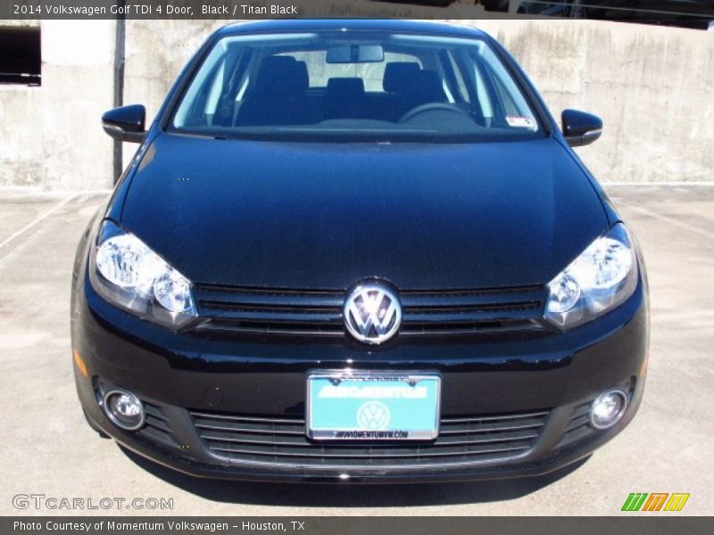 Black / Titan Black 2014 Volkswagen Golf TDI 4 Door