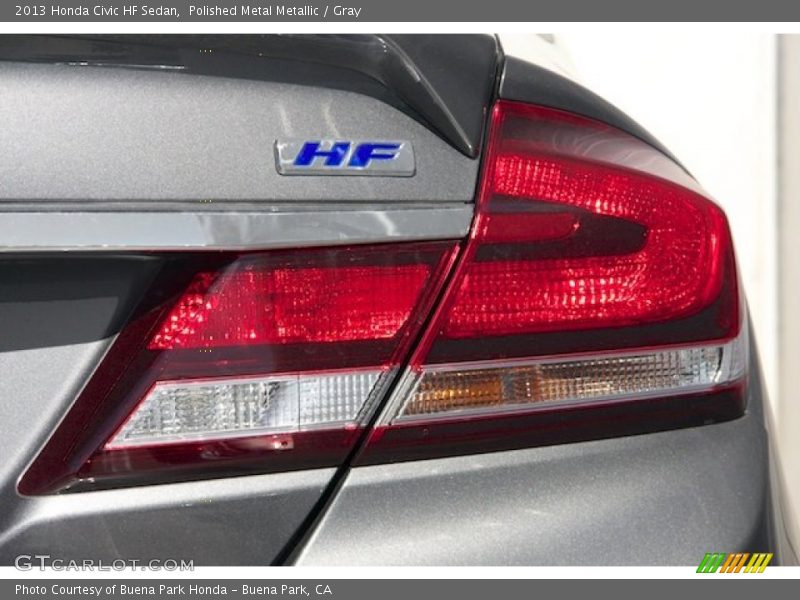 Polished Metal Metallic / Gray 2013 Honda Civic HF Sedan
