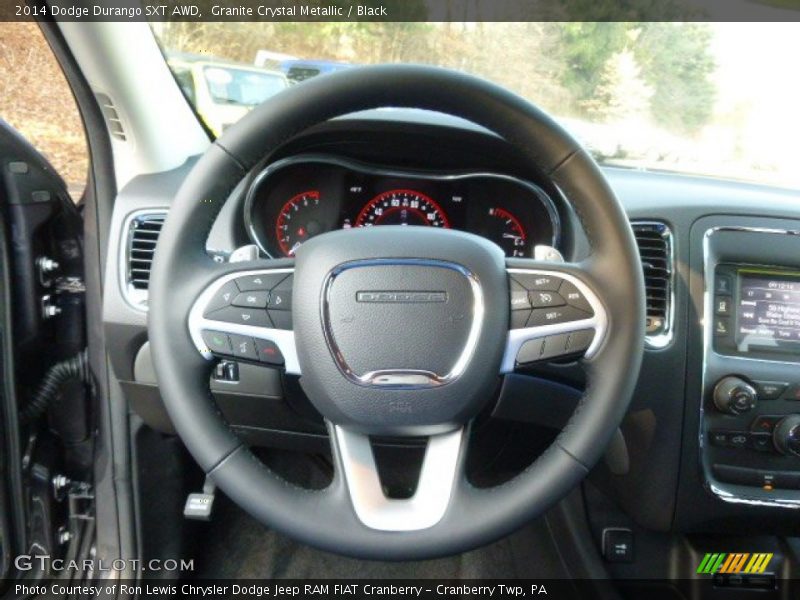 Granite Crystal Metallic / Black 2014 Dodge Durango SXT AWD