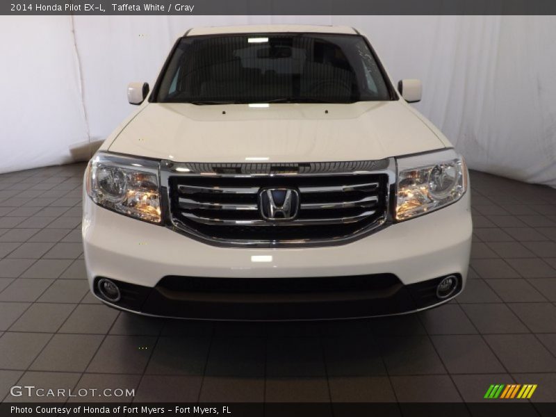 Taffeta White / Gray 2014 Honda Pilot EX-L