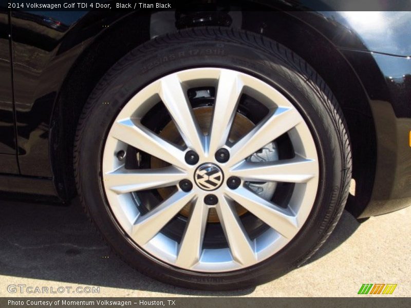 Black / Titan Black 2014 Volkswagen Golf TDI 4 Door