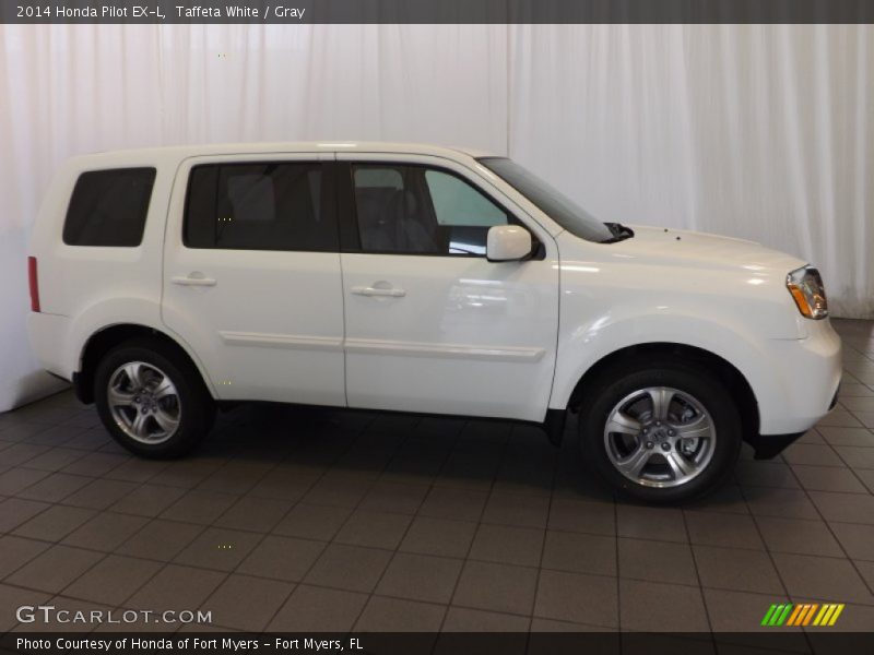 Taffeta White / Gray 2014 Honda Pilot EX-L