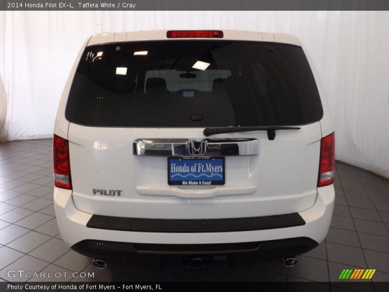 Taffeta White / Gray 2014 Honda Pilot EX-L