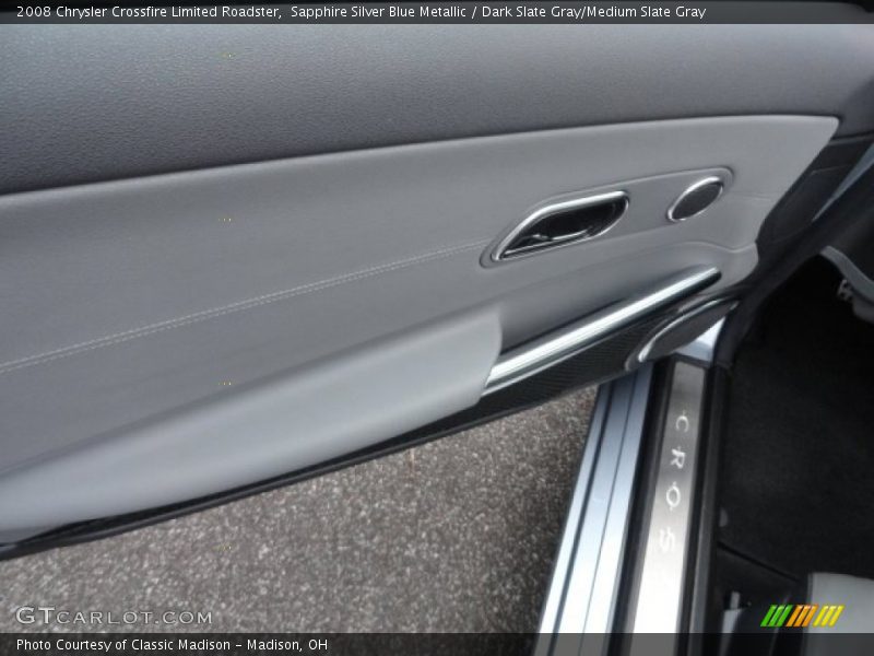 Sapphire Silver Blue Metallic / Dark Slate Gray/Medium Slate Gray 2008 Chrysler Crossfire Limited Roadster