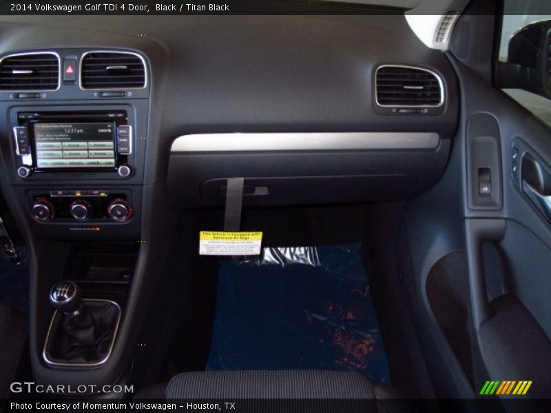 Black / Titan Black 2014 Volkswagen Golf TDI 4 Door