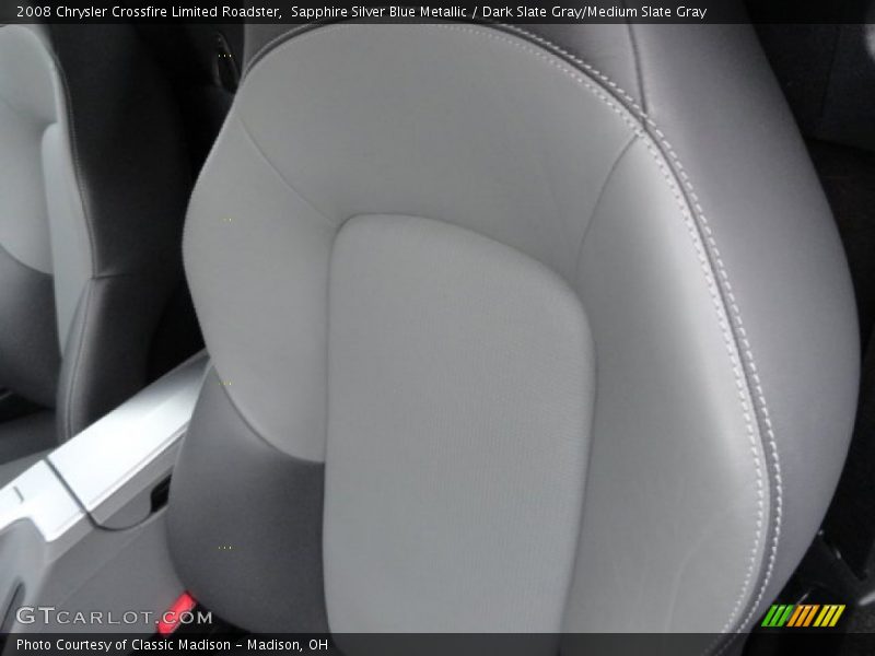 Sapphire Silver Blue Metallic / Dark Slate Gray/Medium Slate Gray 2008 Chrysler Crossfire Limited Roadster