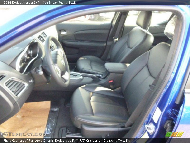 Blue Streak Pearl / Black 2014 Dodge Avenger SXT