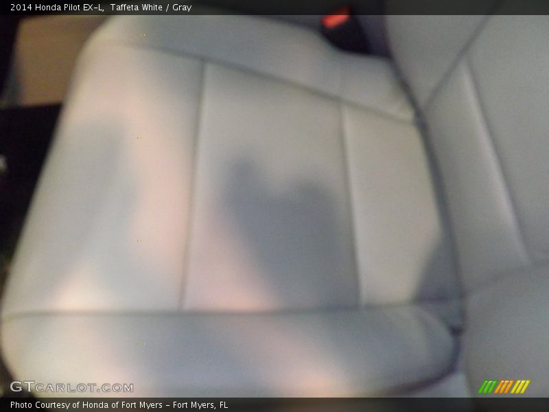Taffeta White / Gray 2014 Honda Pilot EX-L