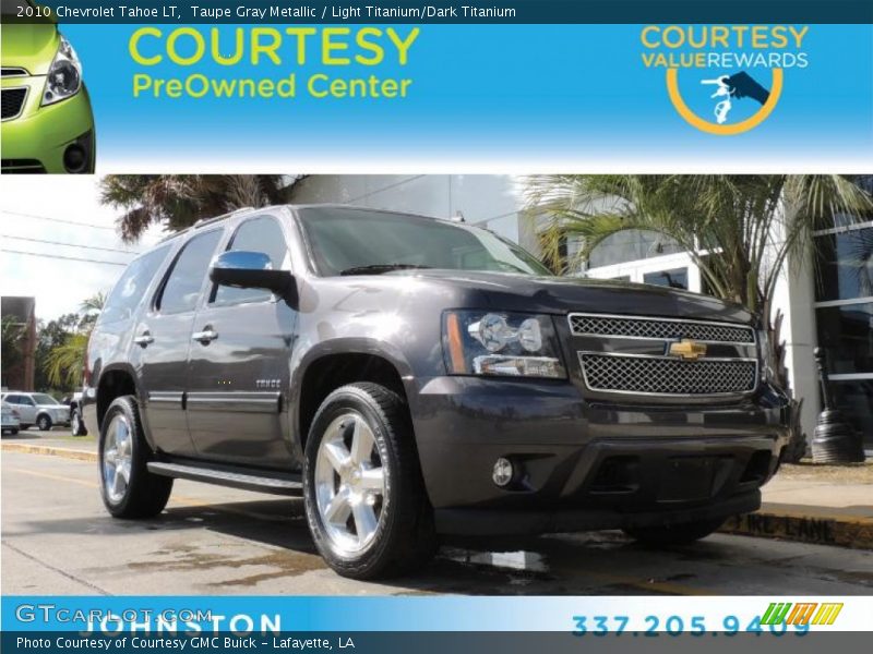 Taupe Gray Metallic / Light Titanium/Dark Titanium 2010 Chevrolet Tahoe LT
