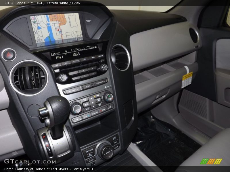 Taffeta White / Gray 2014 Honda Pilot EX-L