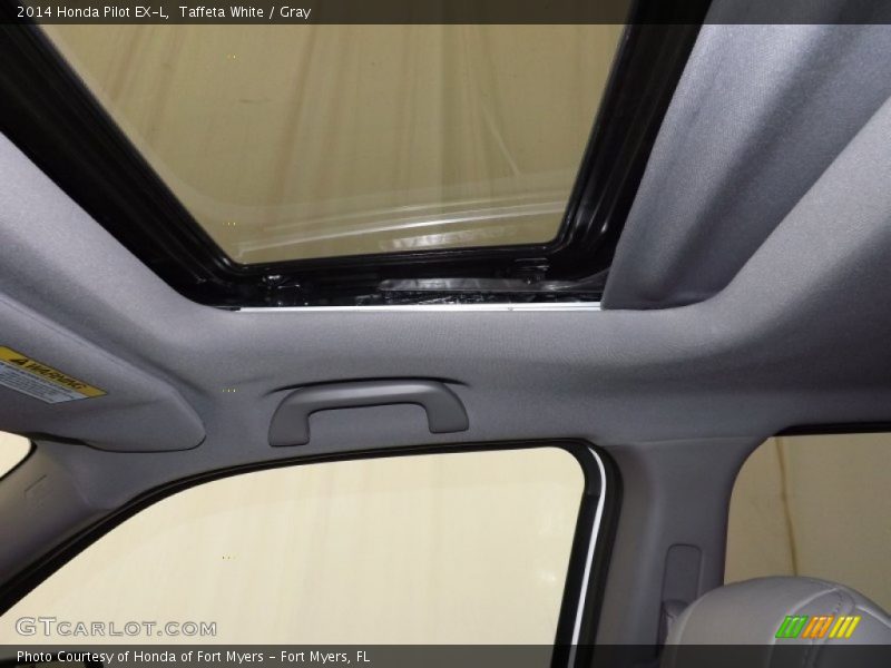 Taffeta White / Gray 2014 Honda Pilot EX-L