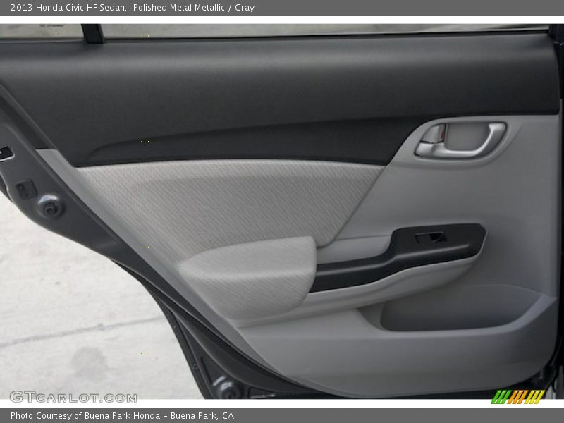 Polished Metal Metallic / Gray 2013 Honda Civic HF Sedan